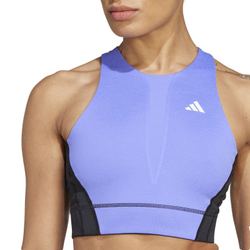 Женский топ теннисный Adidas HEAT.RDY Crop - разноцветный