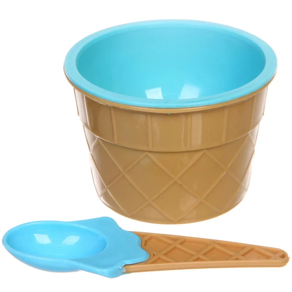Креманка для мороженого «ICE CREAM» с ложкой