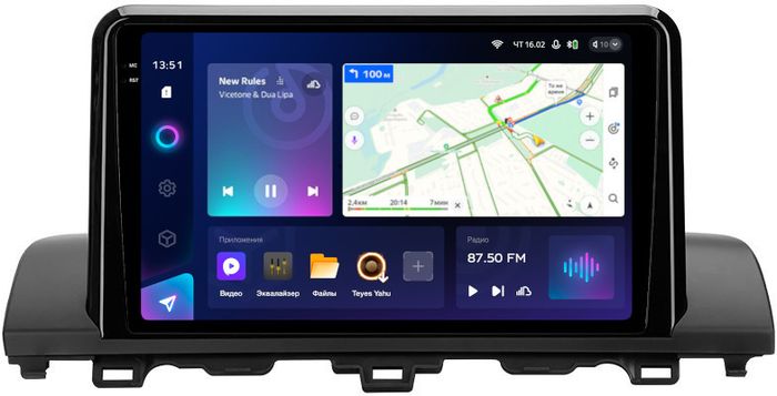 Магнитола для Honda Accord 10 2017-2021 (штатный 360) - Teyes CC3-2K QLed Android 10, Быстрая, SIM-слот, CarPlay
