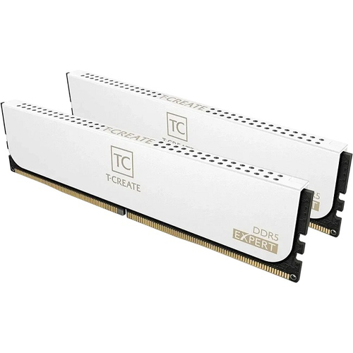 Модуль памяти DIMM DDR5 32Gb, 6400Mhz, 2x16Gb, Team Group T-CREATE Expert White (CTCWD532G6400HC40BDC01)