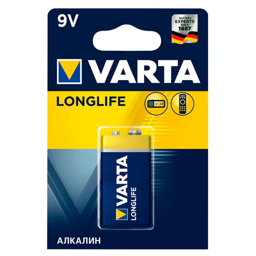 Батарейка VARTA ENERGY "9V" (крона) 1шт.