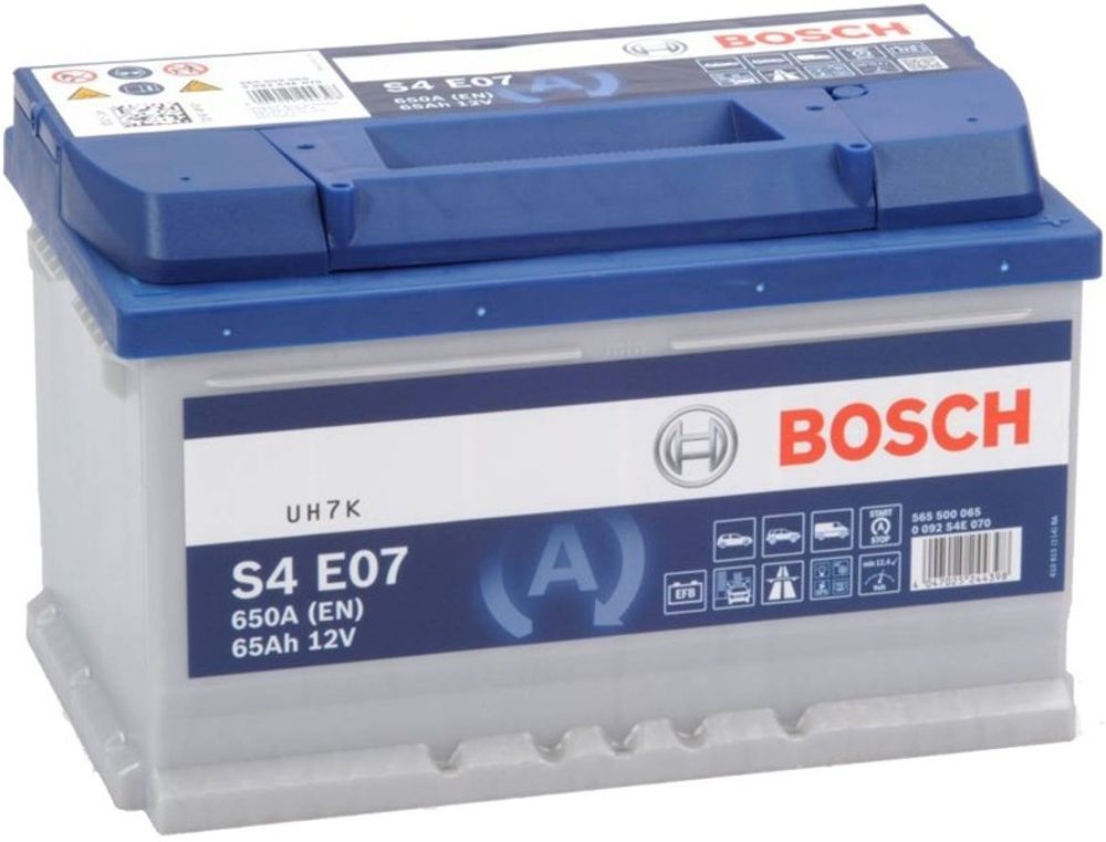 BOSCH S4 EFB 6CT- 65 аккумулятор BOSCH S4 EFB 6CT- 65 аккумулятор