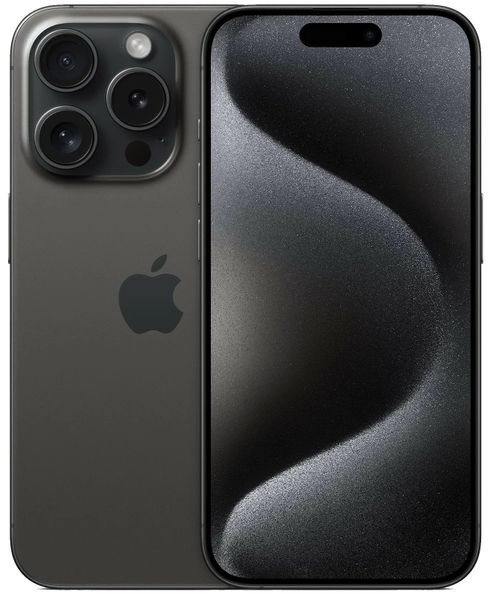 Смартфон Apple iPhone 15 Pro 256 ГБ (nano-SIM и eSIM), Черный титан | Black Titanium