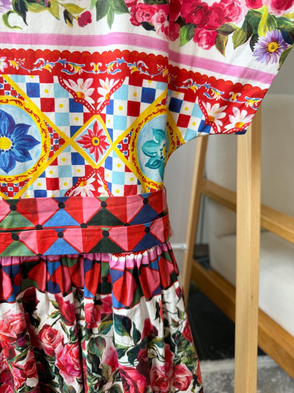 Хлопковое платье Dolce & Gabbana, 140