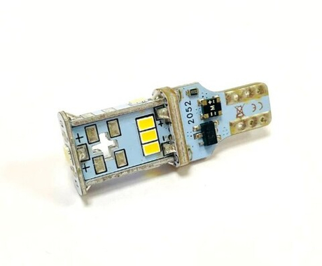 Светодиодная лампа W16W T15-3020-10SMD (белый) W16W, 1шт