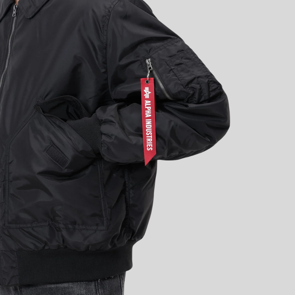 Куртка Alpha Industries CWU 45/P Relaxed Fit Flight Jacket Oxford Black (Черный)
