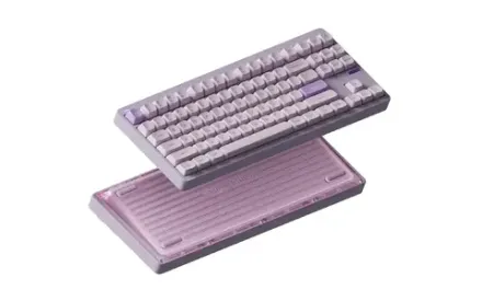 Кастомная клавиатура на базе NuPhy GEM 80 Airy Lilac Kit