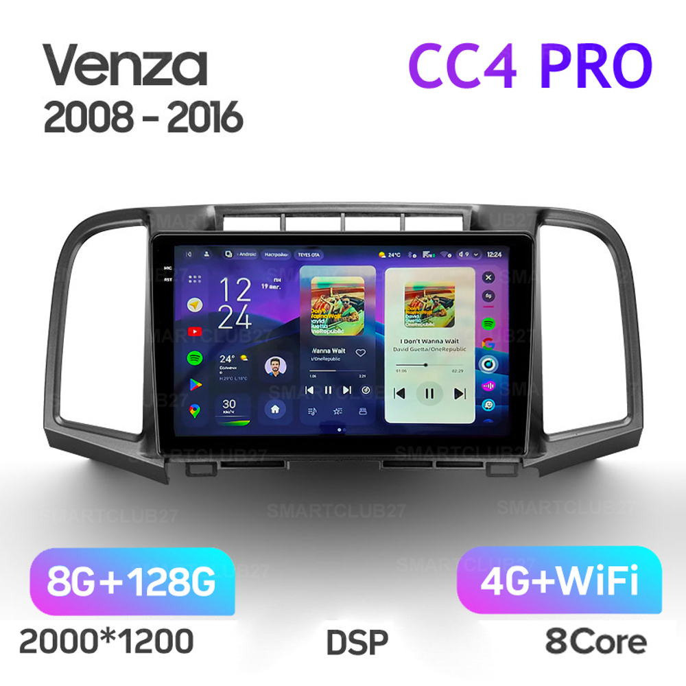 Teyes CC4 Pro 9" для Toyota Venza 2008-2016