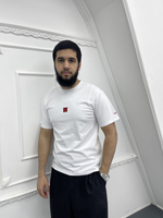 Футболка Hugo Boss #82150 (бел.)