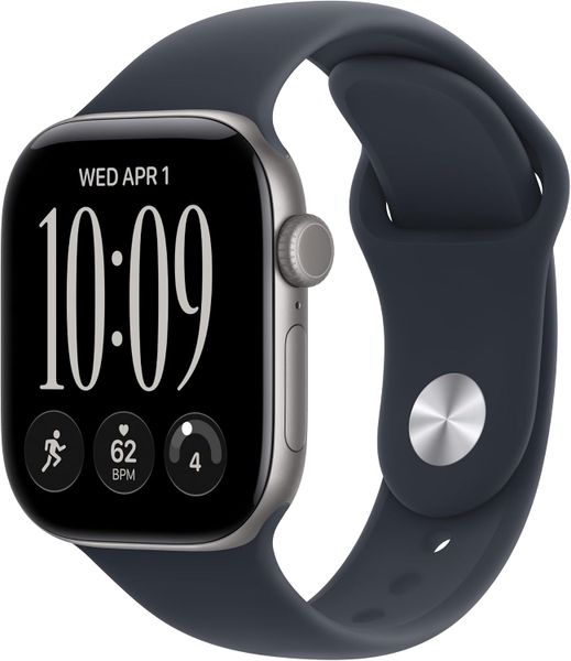 Умные часы Apple Watch Series 12 42 мм Space Gray Aluminum Case with Sport Band (M/L) Синий | Blue