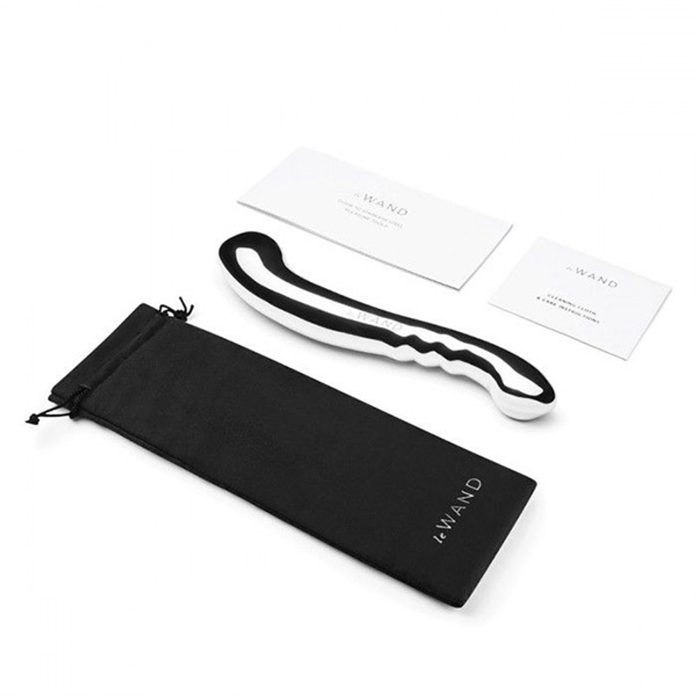 Серебристый утяжеленный фаллоимитатор 28,6см Le Wand Contour LW-026