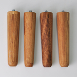 Ножки для мебели Эдгар 3,5×3,5×15, массив дуба, 4 шт., натуральный