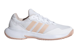 Женские Кроссовки теннисные Adidas GameCourt 2 W - white/blue pink/white