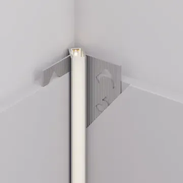 Профиль угловой для контурной подсветки 2м 034971 серебристый ARH-DECORE-S6-INT-2000 ANOD внутренний Arlight