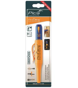 Строительный маркер для глубоких отверстий Pica BIG Ink синий в блистере PICA-MARKER 170/41/SB