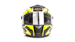 Шлем мото интеграл HIZER B561 №1 (M) black/yellow