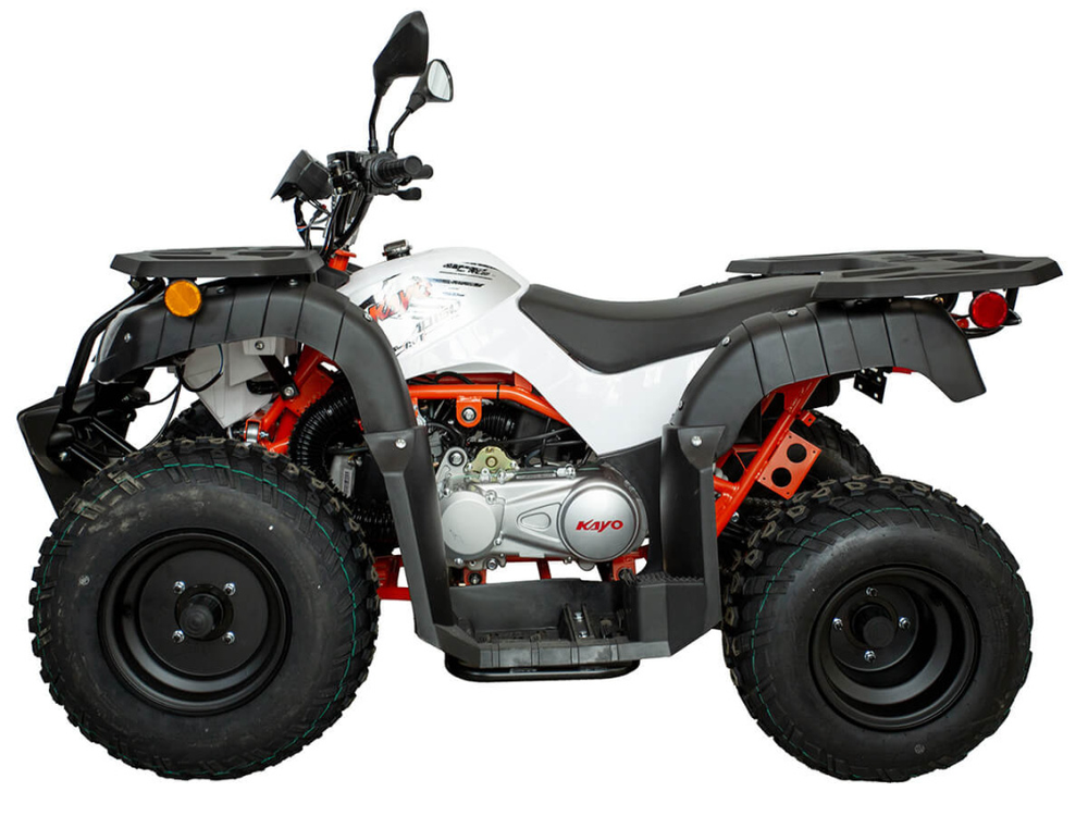 Квадрицикл KAYO AU150 CVT (белый пластик 2024 г.) (ПТС)