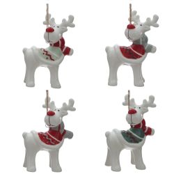 GAEM Фигурка декоративная подвесная "Олень", L6,5 W4 H9,5 см, 4в.