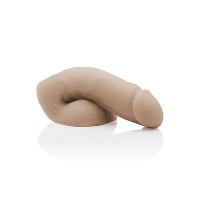Мягкий имитатор пениса Fleshton Limpy среднего размера - 17 см. (Цвет: телесный)