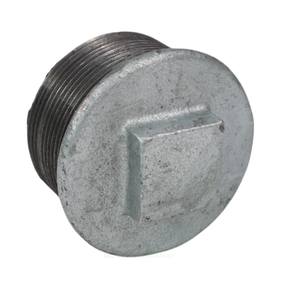 Заглушка чугун оц Ду 20 (3/4") НР Fittex PLUS