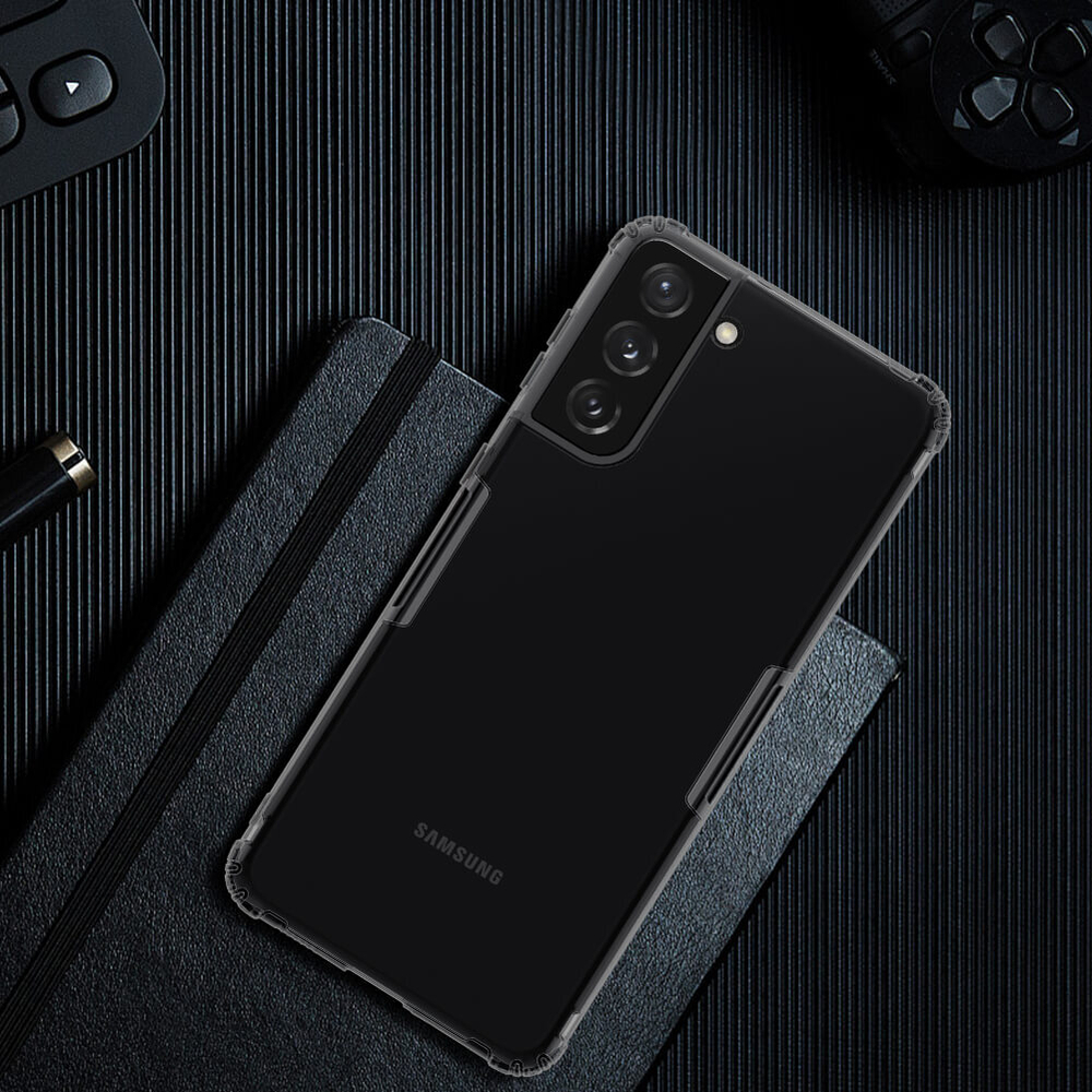 Прозрачный силиконовый чехол Nillkin Nature для Samsung Galaxy S21 Plus