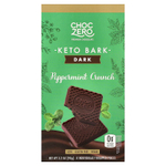 ChocZero, Keto Bark, темный шоколад, перечная мята, 8 батончиков, 90 г (3,2 унции)