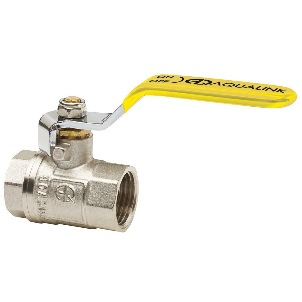 Кран шаровый AQUALINK для газа 1/2" Г/Г ручка 07101