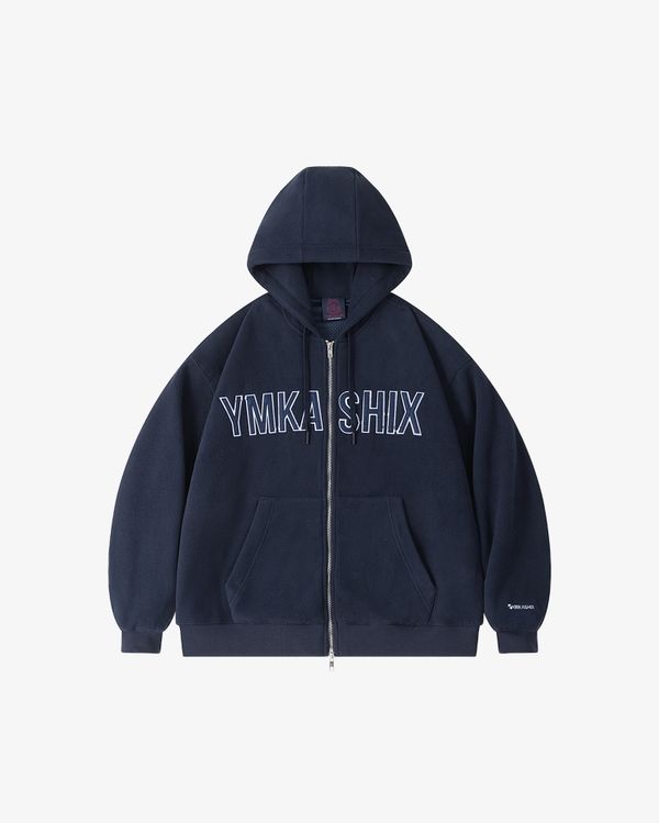 Худи Zip Original fleece темно-синее - фото 14