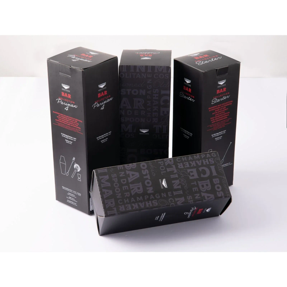 Paderno Парижский барменский набор 4 предмета золото EAN 8014808424465
