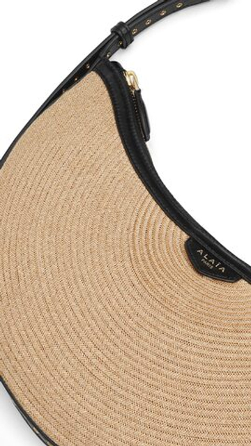 ALAÏA СУМКА ONE PIECE DEMI LUNE, НАТУРАЛЬНЫЙ