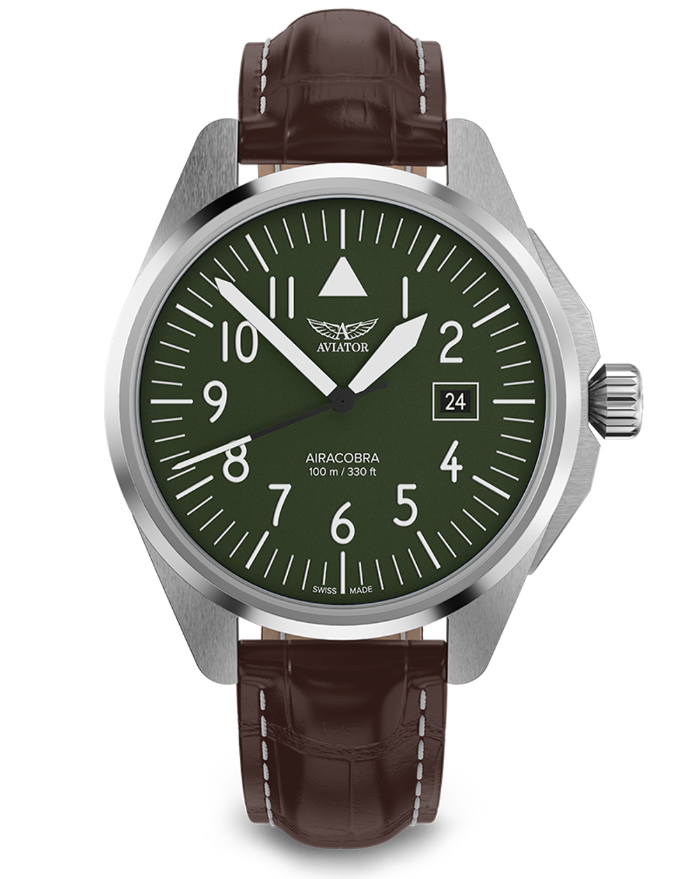Чаcы кварцевые AVIATOR AIRACOBRA TYPE A V.1.38.0.319.4 мужские
