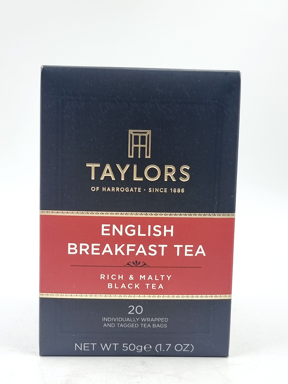 Чай черный TAYLORS Taylors English Breakfast черный 20 пакетиков 50 г (Великобритания)