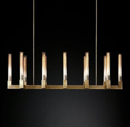 люстра RH Cannele Linear Chandelier 54"