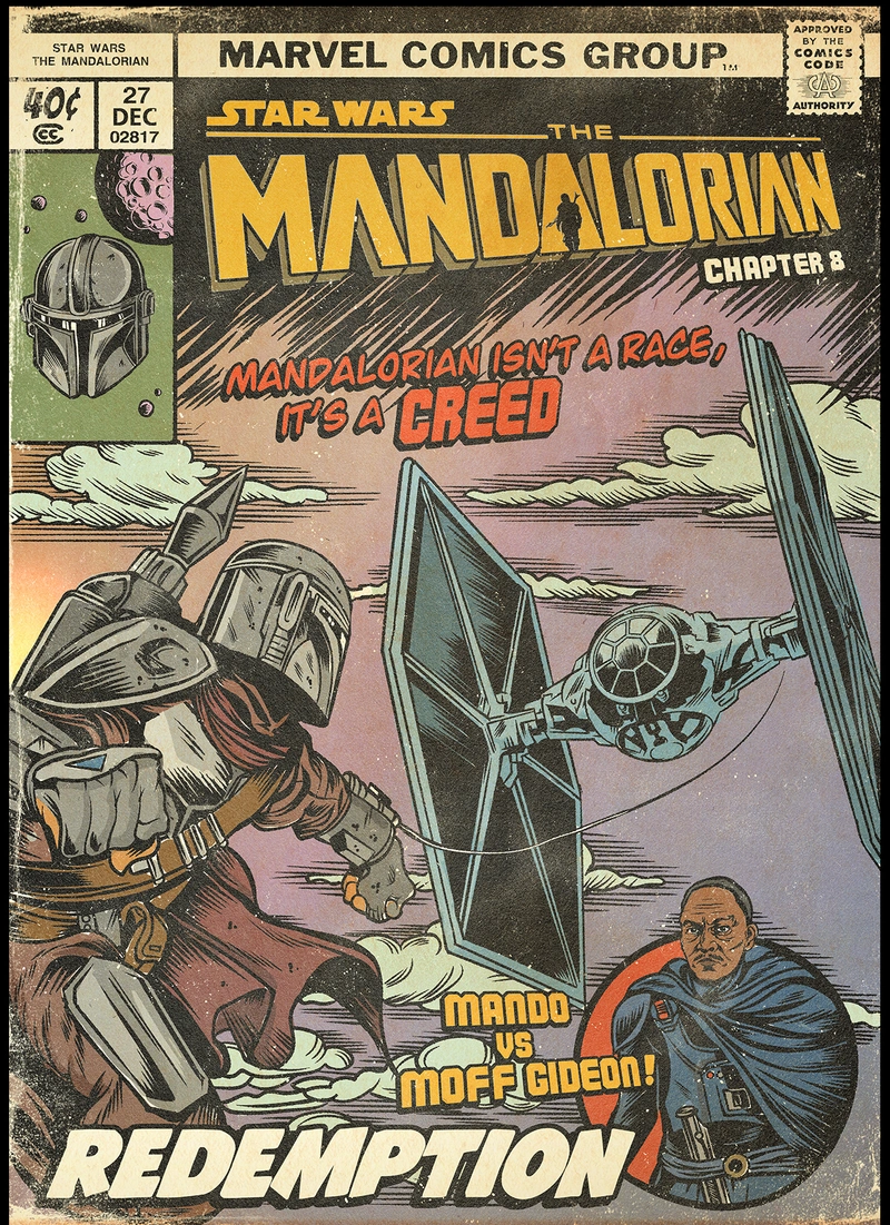 Постер «Star Wars: Mandalorian. Chapter 08 «The Redemption»