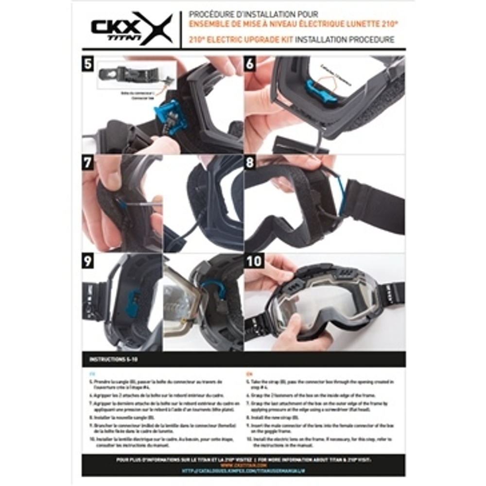 Комплект модернизации CKX TACT EL 210, жёлтая линза