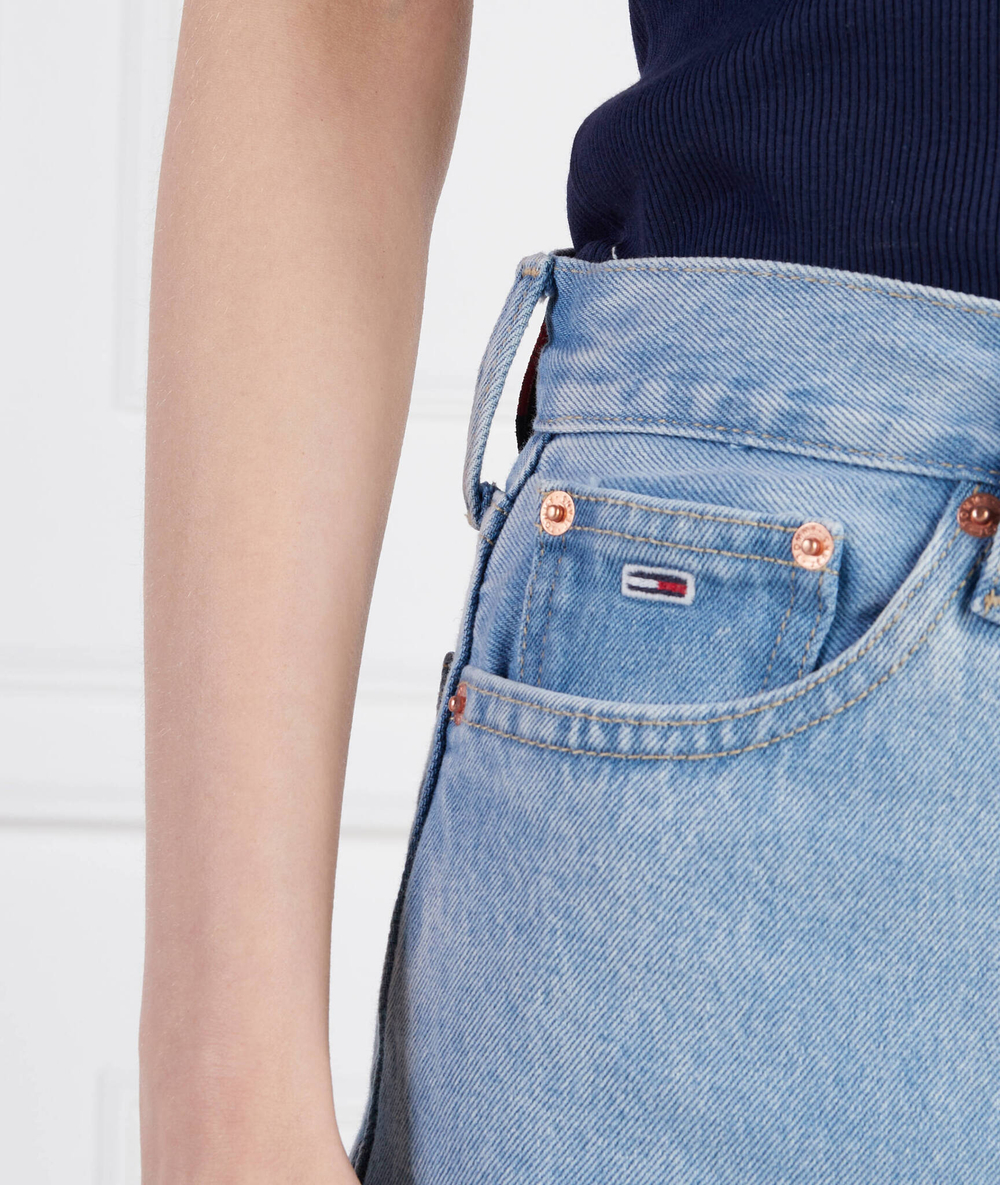 Джинсы IZZIE HR SLIM ANKLE BF Tommy Jeans - голубой(DW0DW15494)