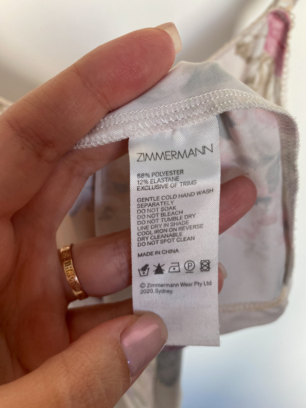 Шелковое платье  Zimmermann, S