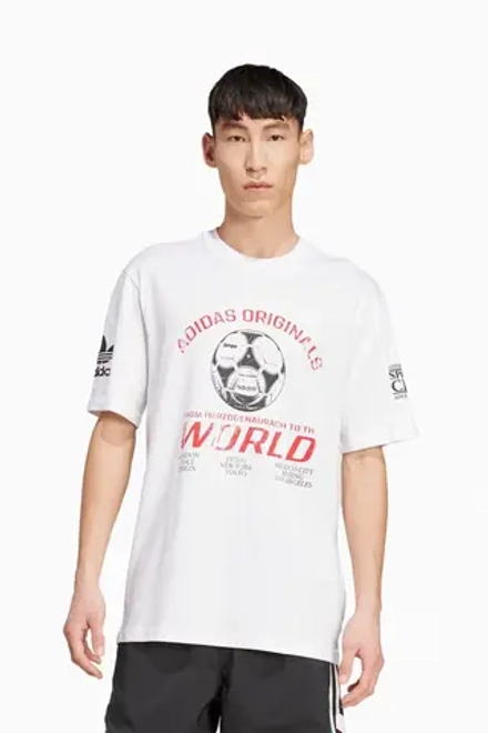 Футболка adidas 90s Football Tee - белый