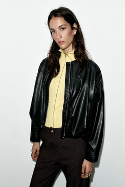 ZARA УКОРОЧЕННЫЕ БРЮКИ С ВЫСОКОЙ ПОСАДКОЙ, КОРИЧНЕВЫЙ МЕЛАНЖ