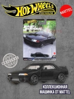 Машинка Хот Вилс Премиум 1989 Nissan Skyline GTR HNW46 JBL97