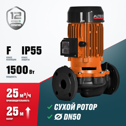 Индустриальный циркуляционный насос с фланцевым присоединением ALTECO PH 50/1500 F
