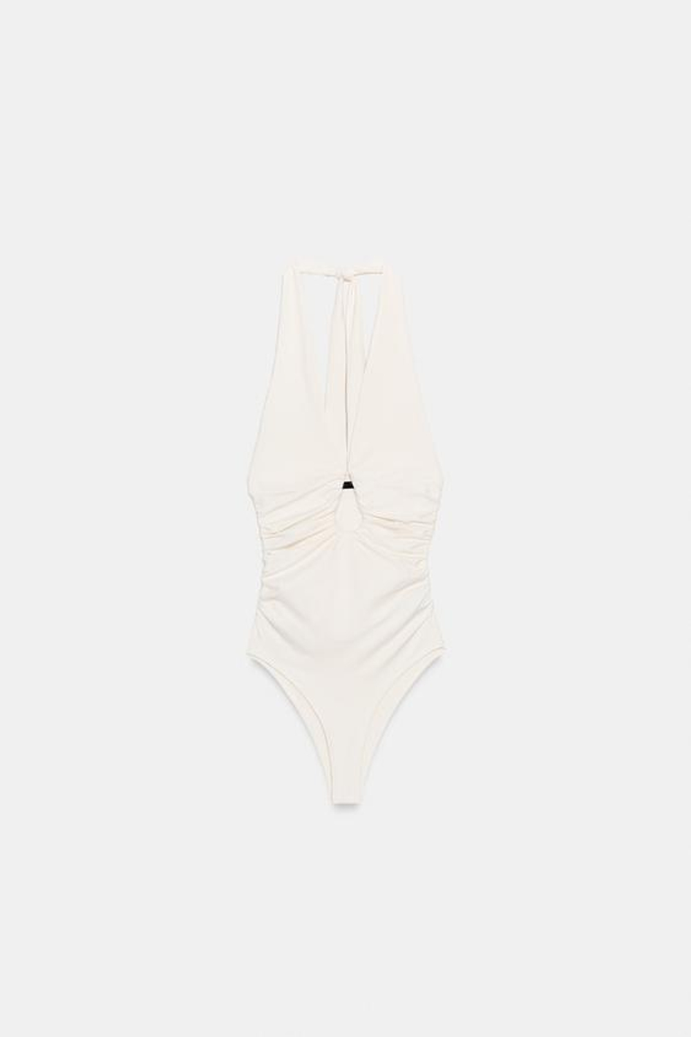 БОДИ ИЗ ПОЛИАМИДНОЙ ТКАНИ - ZARA
