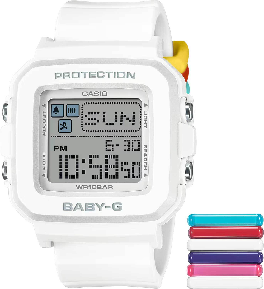 Японские наручные часы Casio Baby-G BGD-10L-7 с хронографом