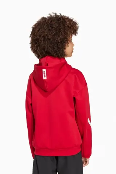Кофта adidas Liverpool FC 25/26 Z.N.E. Anthem Junior - красный