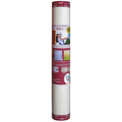 Стеклохолст малярный Wellton W40, плотность 40 г/м2, 1х50 м.