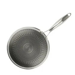 Сковорода 26/19,5 см, h4,5 см New Kitchen Honeycombs нерж. с антиприг. покр. ИНДУКЦИЯ P.L.