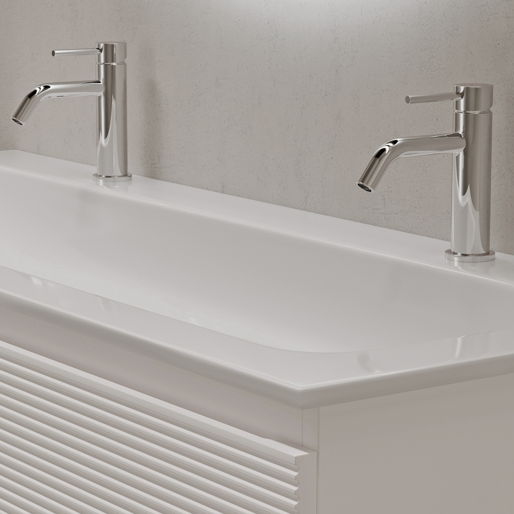 Тумба подвесная под раковину Sancos Folk, Bianco 1195х445х500, арт. FL120W