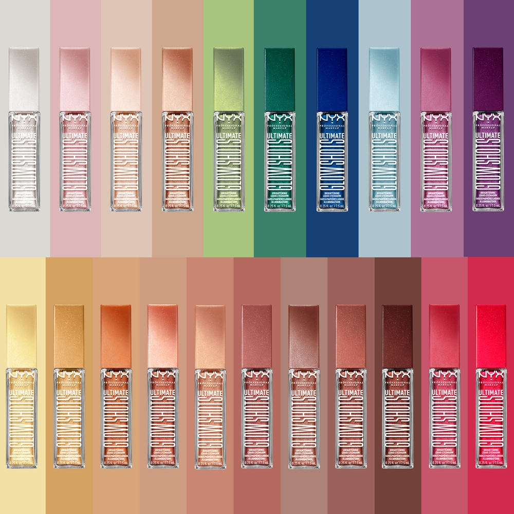 NYX Professional Makeup Ultimate Glow Shots - Блестящие тени для век в жидкой форме оттенок 17 Po$H, 7 ml