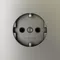 Розетка с заземлением Voltum S70 Шелк VLS040104