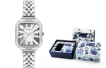 KANGOL Elegant Collection Quartz Movement Metal Strap Watch Women"s Watch White Dial